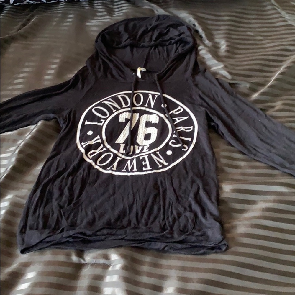 Black hoodie